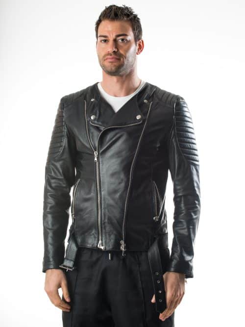 Kiodo in pelle con due chiusure